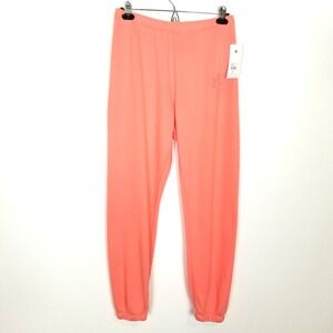 Spiritual Gangster Women's Gratitude Luna Cotton Blend Sweatpants Sz‎ M Coral